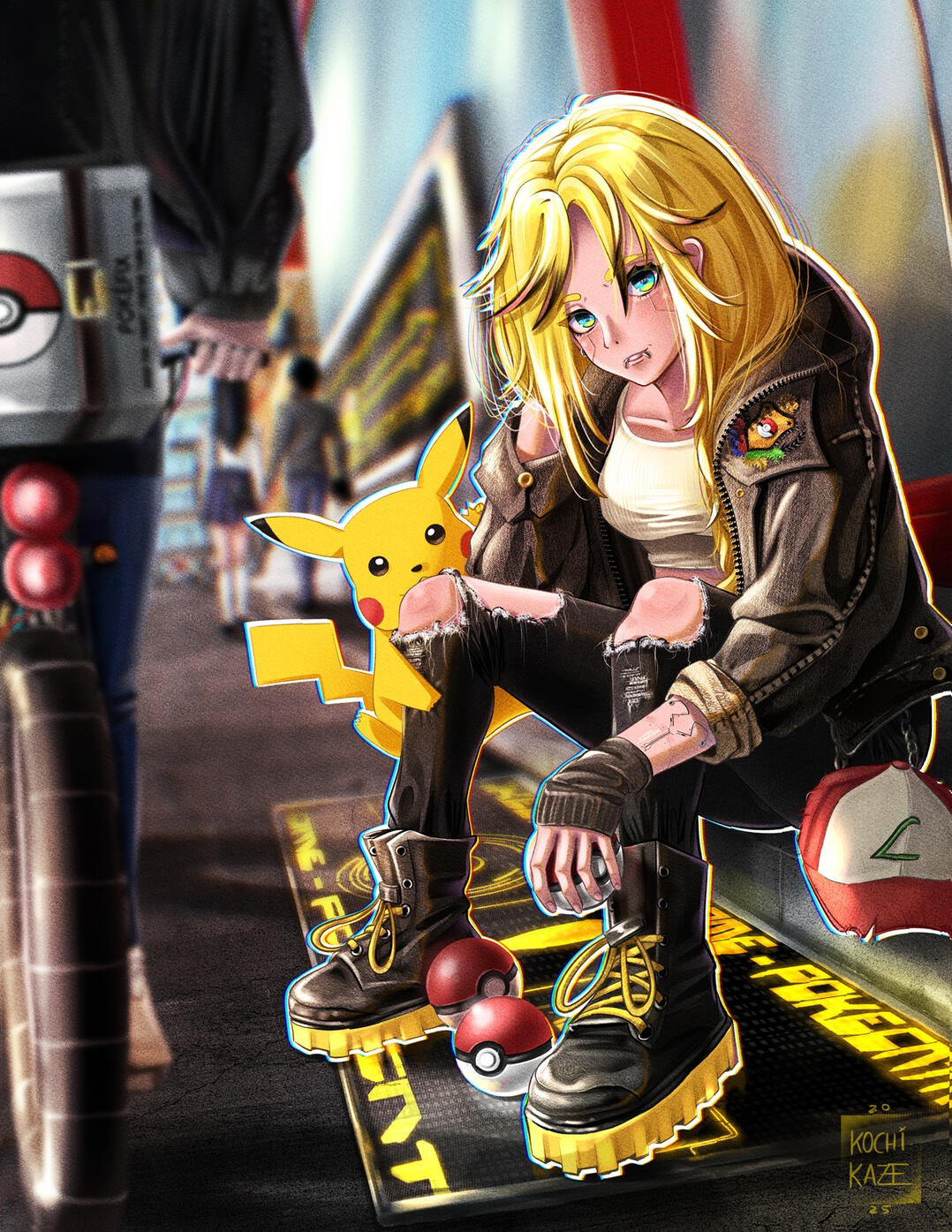 -Spark of Tomorrow-(Pokemon OC Fanart)